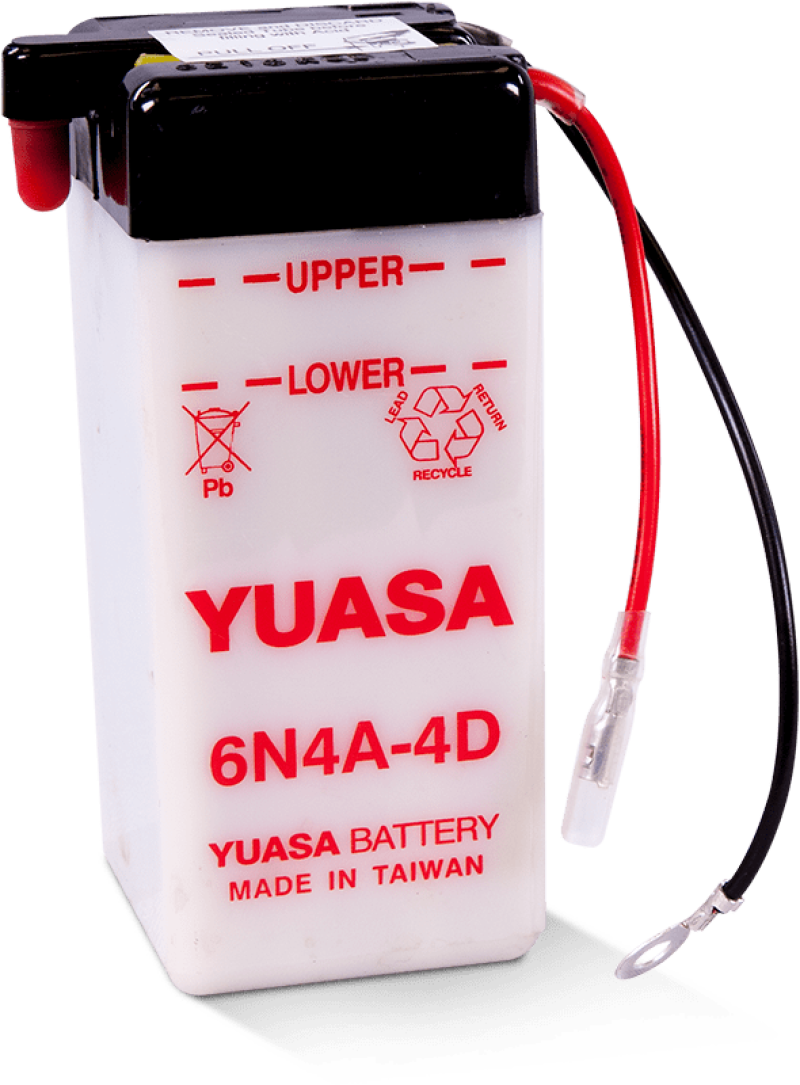 Yuasa 6N4A-4D Conventional 6-Volt Battery