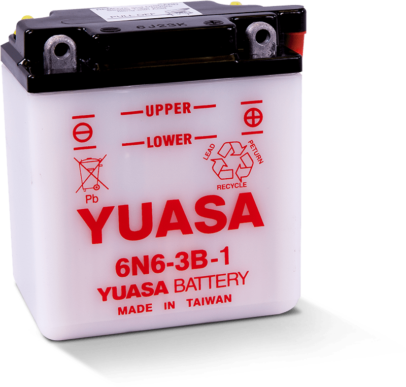 Yuasa 6N6-3B-1 Conventional 6-Volt Battery