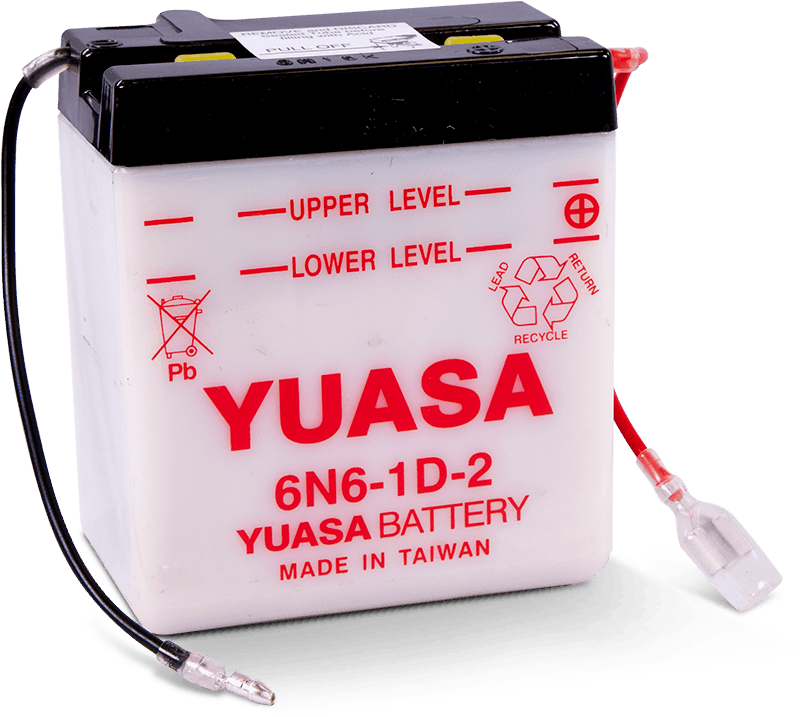 Yuasa 6N6-1D-2 Conventional 6-Volt Battery