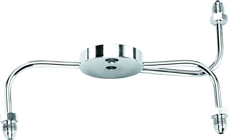 Twin Power Stainless  Junction Block Male AN3 Narrow Glide Custom