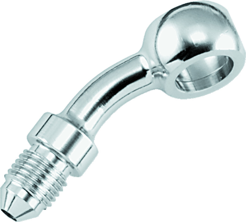 Twin Power Stainless Brake Fitting 3/8 Inch X AN3 35 Degree Banjo Adaptor