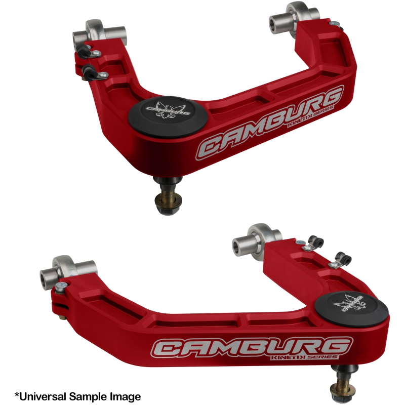 Camburg Ford Raptor 17-23 KINETIK V2 Performance Billet Uniball Upper Arms (Red)
