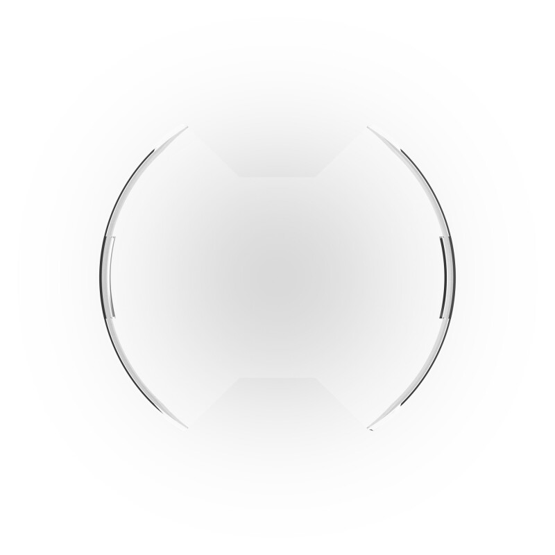 KC HiLiTES SlimLite 8in. LED Light Shield (Shield Only) - Clear