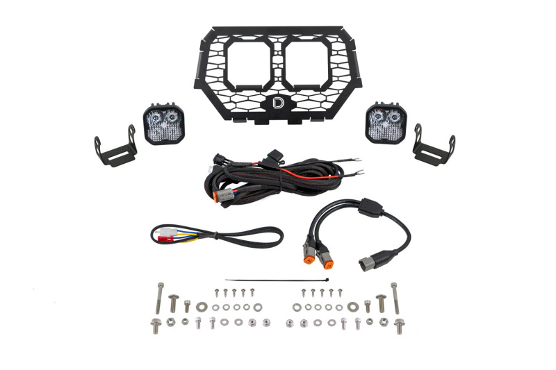 Diode Dynamics 2014-2018 Polaris RZR XP Stage Series LED Grille Kit - Pro White Combo