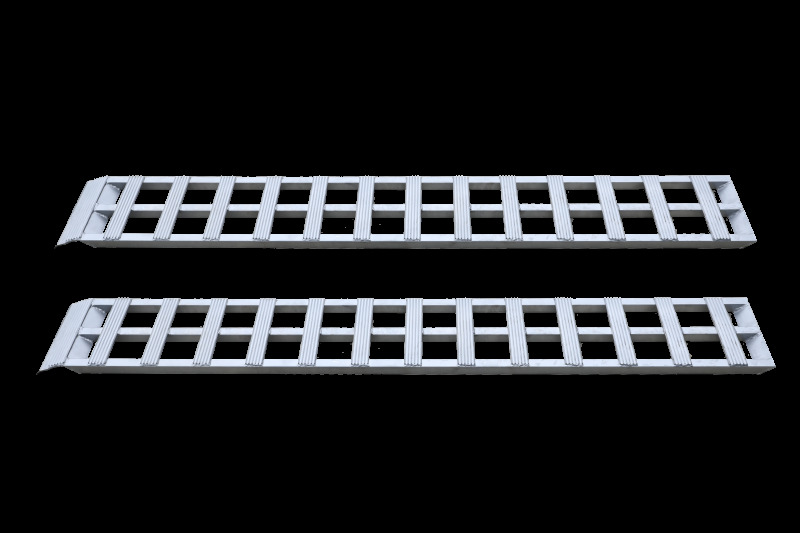 Gen-Y Lightweight 6.5ft Aluminum Loading Ramps 12in x 78in 600lb Capacity Per Ramp - Pair