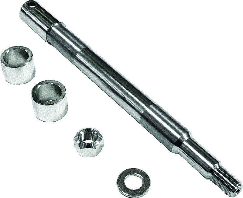 Bikers Choice 08-Up FLH FLT Front Axle Kit 12-15/16in Length H-D 41056-08