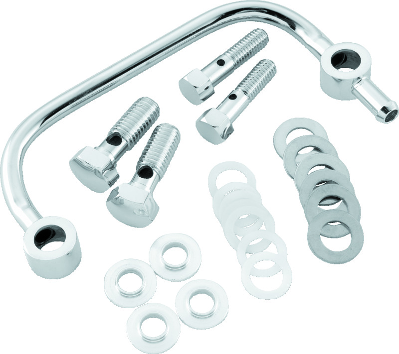 Bikers Choice 93-06 Big Twin Chrome Head Breather Kit