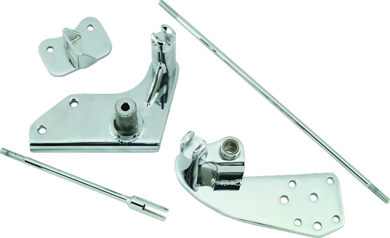 Bikers Choice 87-99 FXST/C/S Chrome 3 Inch Extended Forward Control Kit W/O Engine Guards