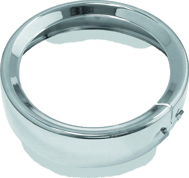 Bikers Choice FLH FLT FLHR FLD 7 Inch Chrome Headlight Trim Ring