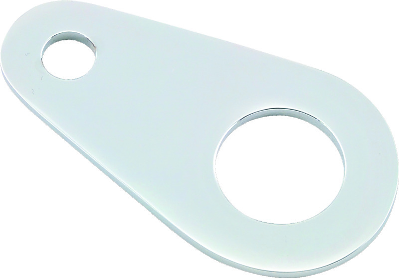 Bikers Choice Chrome Custom Single Hole Universal Ignition Switch Bracket Replaces H-D 69024-77