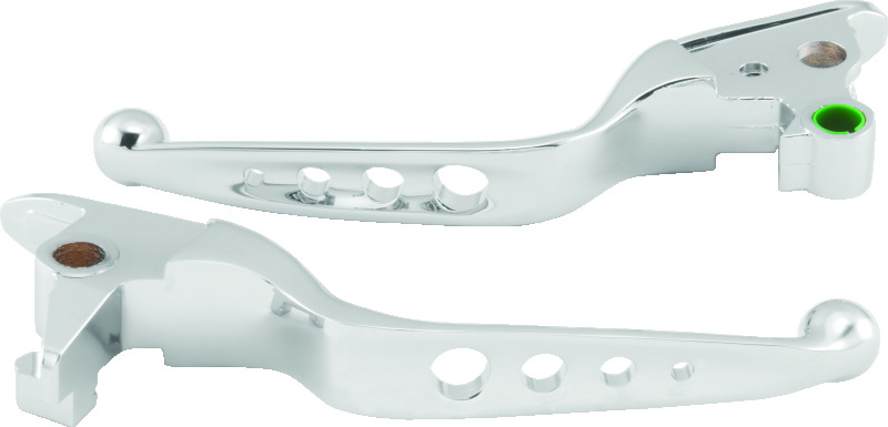 Bikers Choice 15-17 FLST FXST O-Series 4 Holed Lever Set Chrome