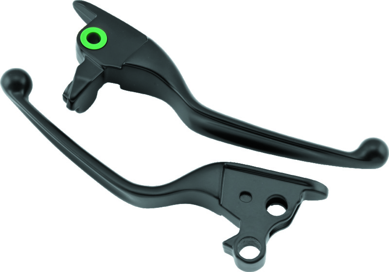Bikers Choice 08-13 FLH FLT Black Lever Set Replaces H-D 38843-08