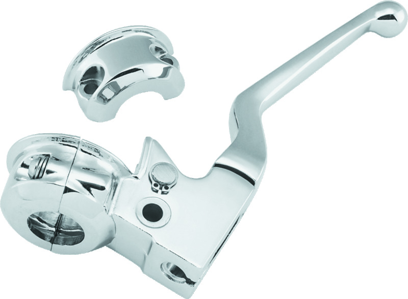 Bikers Choice 82-95 Big Twin / XL Chrome Clutch Lever With Bracket