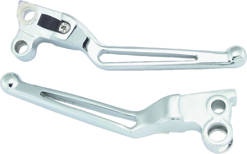 Bikers Choice 82-95 Big Twin & XL Chrome Custom Slotted Lever Set