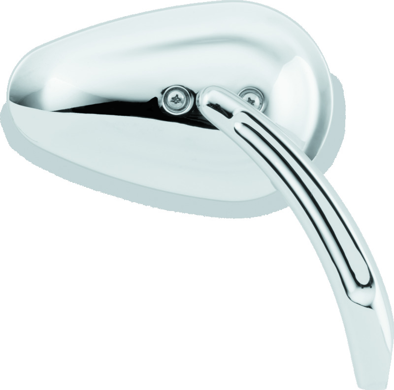 Bikers Choice 65-Up Chrome Tapered Mirrors Universal Custom Pair