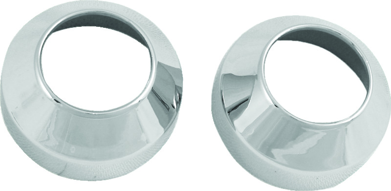 Bikers Choice 84-17 41MM Wide Glide Chrome Fork Boot Covers Pr