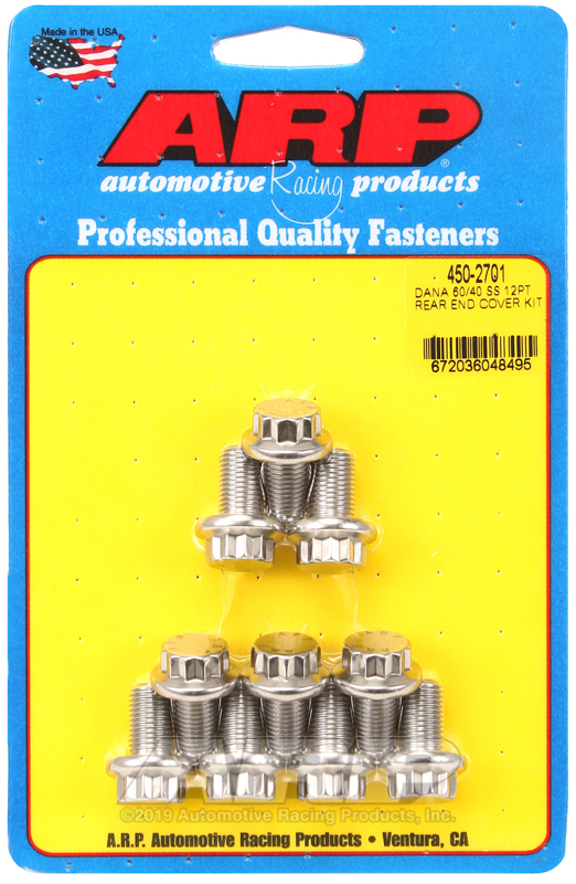 ARP Ford Dana 60/40 SS Rear End Cover Bolt Kit