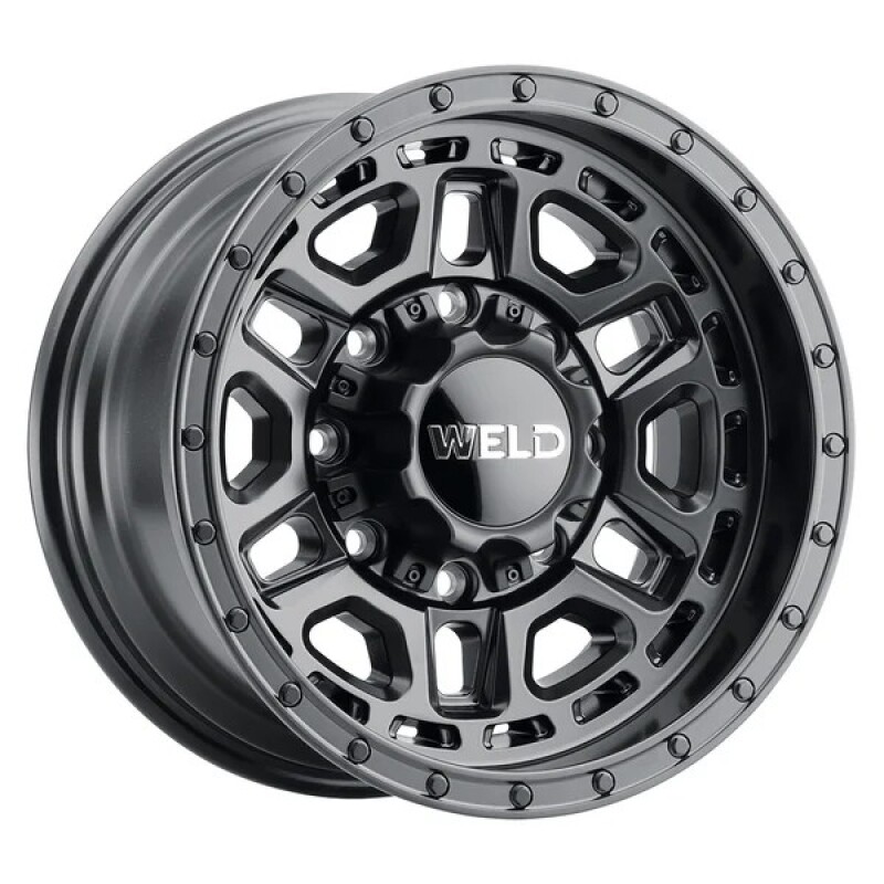 Weld Off-Road Crux 17x9in / 6x135 BP / ET -12 / 106.1mm Bore - Satin Black Wheel