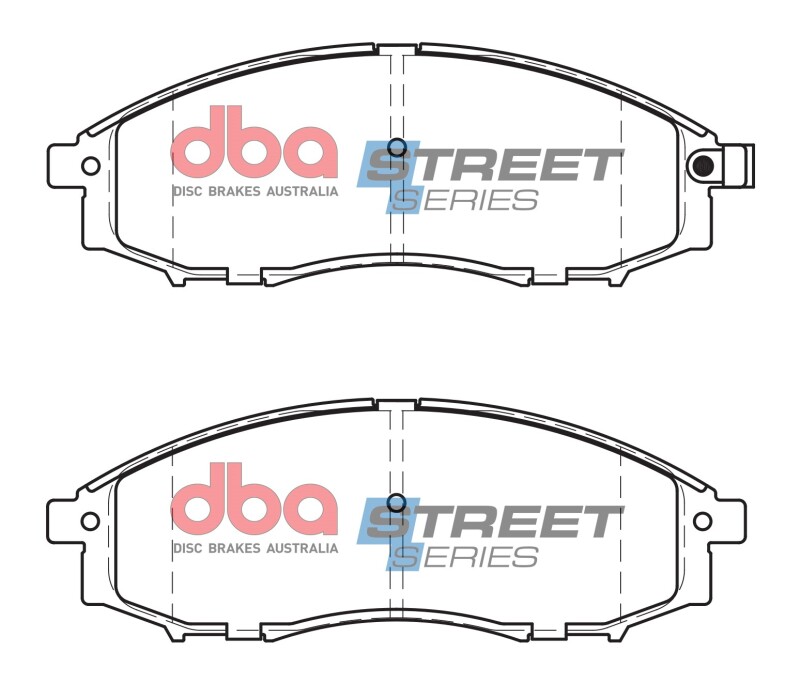 DBA 03-04 Nissan Frontier 6 Cyl RWD Front Street Series Brake Pads