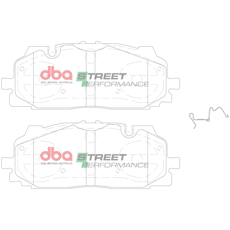 DBA 19-21 Audi A8 Quattro (w/375mm Front Rotor) Front SP Performance Brake Pads