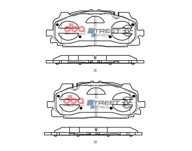 DBA 19-21 Audi A8 Quattro (w/375mm Front Rotor) Front SSEV Street Series Brake Pads