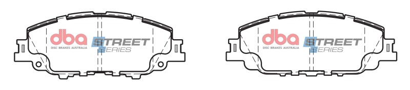 DBA 19-22 Toyota Corolla Hatchback Front Street Series Brake Pads