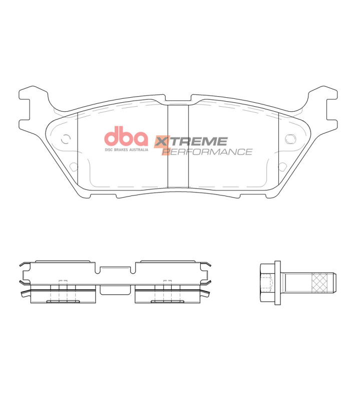 DBA 18-20 Ford Expedition Rear XP Performance Brake Pads