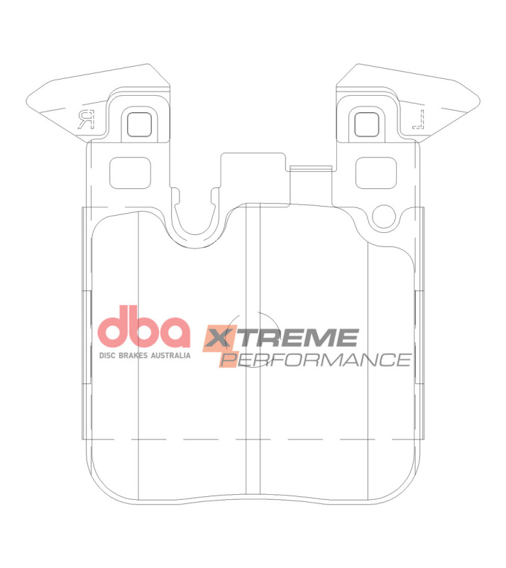 DBA 14-16 BMW 228i (w/M Sport Brakes) Rear XP Performance Brake Pads