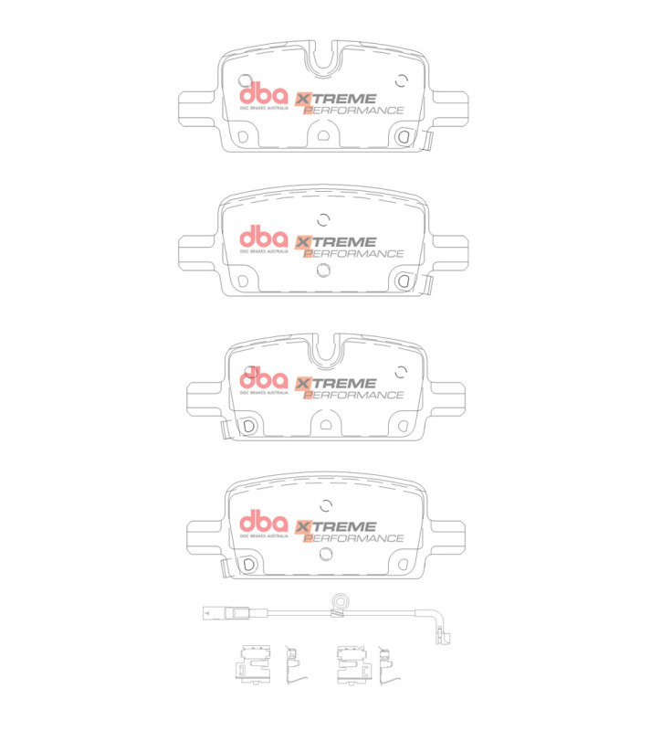 DBA 21-23 Cadillac Escalade (w/6 Piston BBK) Rear XP Performance Brake Pads