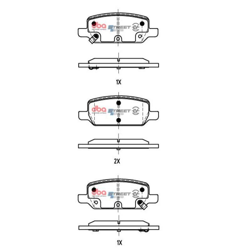 DBA 17-23 Tesla 3 Rear SSEV Street Series Brake Pads