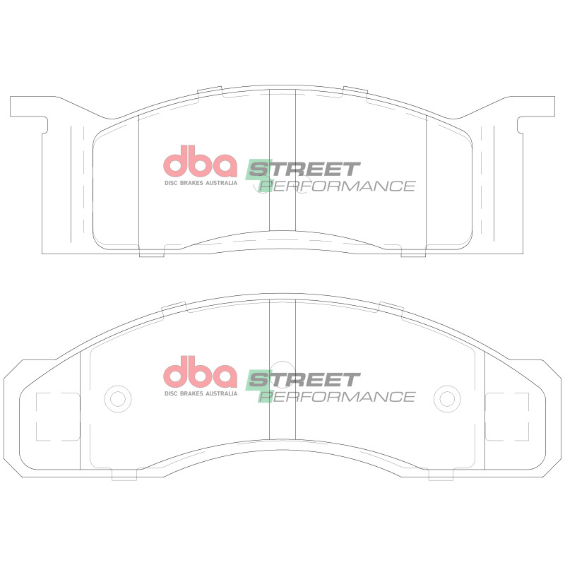 DBA 70-71 Ford Torino Front SP Performance Brake Pads