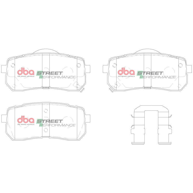 DBA 07-12 Hyundai Veracruz Rear SP Performance Brake Pads