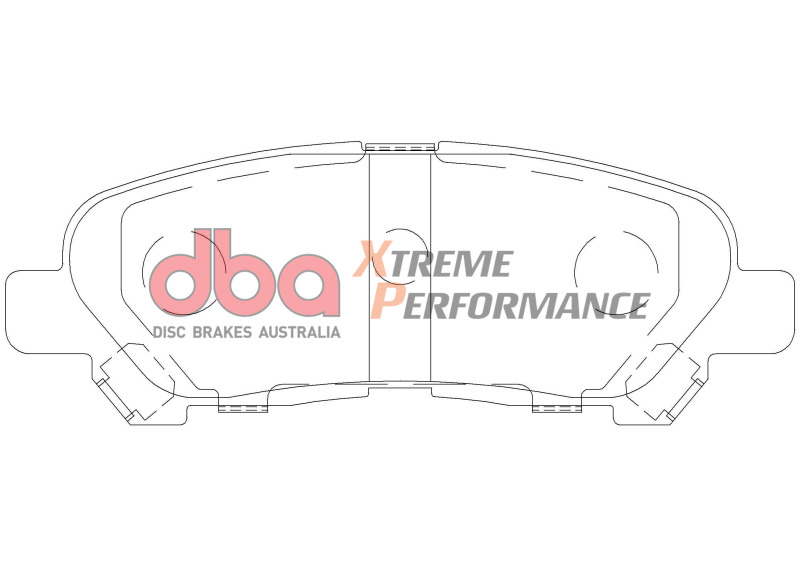 DBA 08-13 Toyota Highlander Rear XP Performance Brake Pads