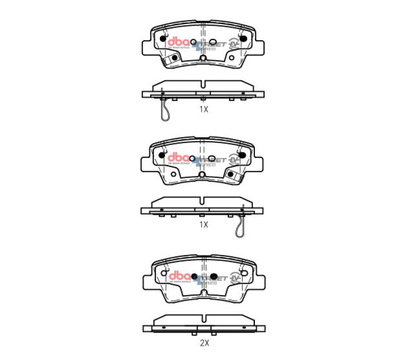 DBA 18-23 Hyundai Accent Rear SSEV Street Series Brake Pads