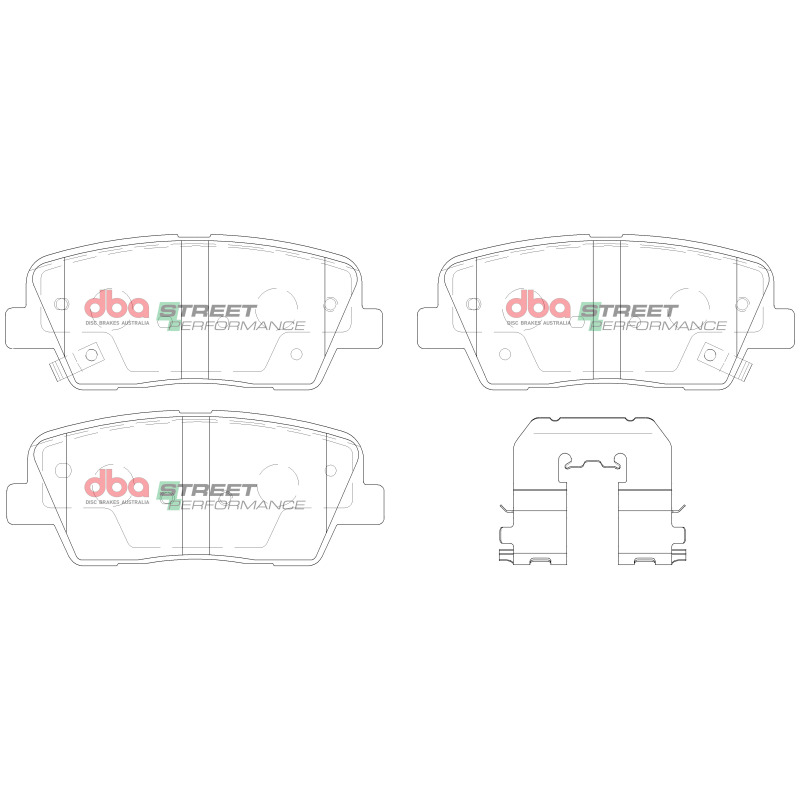DBA 10-16 Hyundai Genesis Coupe 2.0L/3.8L Rear SP Performance Brake Pads