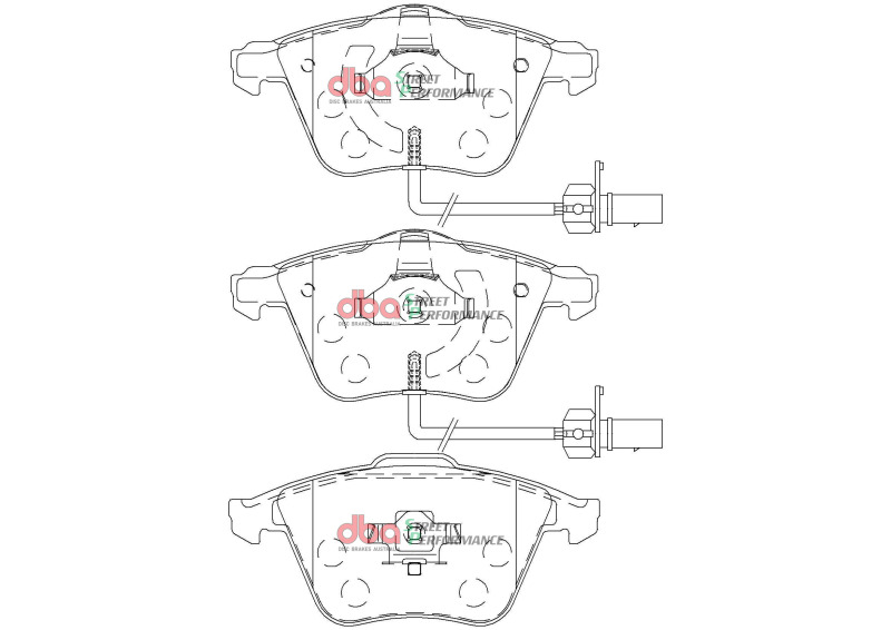 DBA 08-15 Audi TTS Quattro Front SP Performance Brake Pads