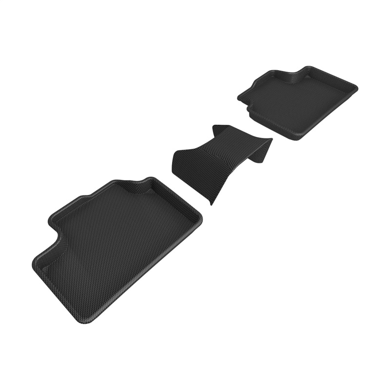 3D MAXpider 22-24 Volvo XC40 Recharge Kagu 2nd Row Floormat - Black