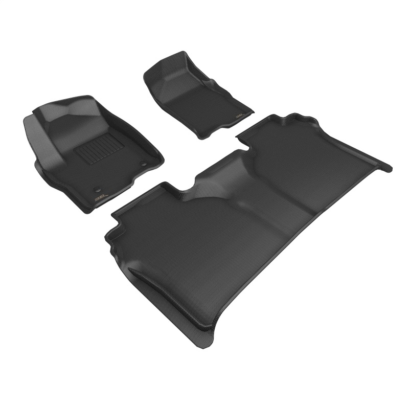 3D MAXpider 19-24 Chevrolet Silverado Crew Cab Bucket Seats Kagu Black R1 R2