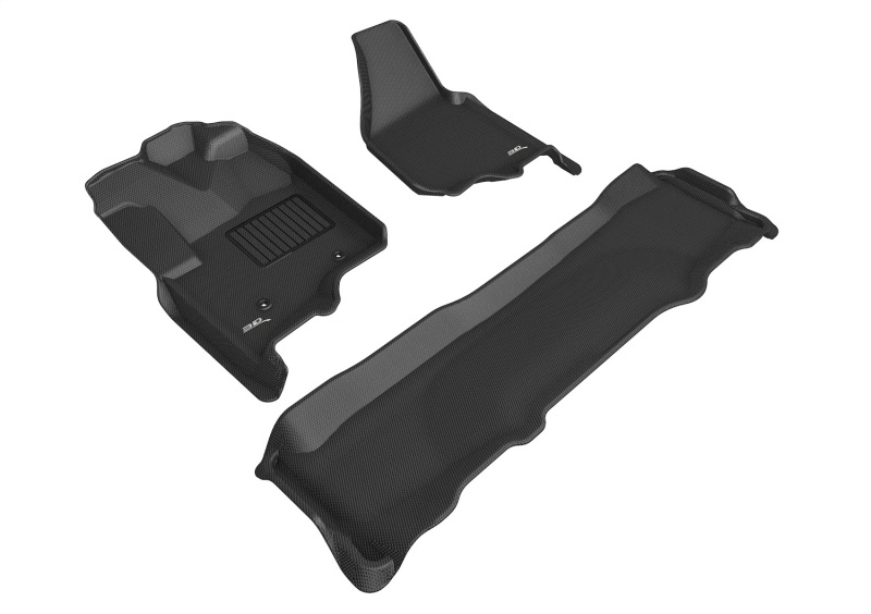 3D MAXpider 12-16 Ford F-250 / 350 / 450 Supercrew Kagu Black R1 R2