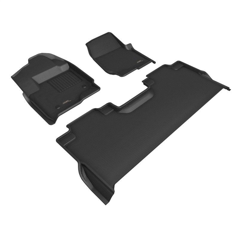 3D MAXpider 22-24 Ford F-150 Super Crew Bench Seat Kagu Black R1 R2