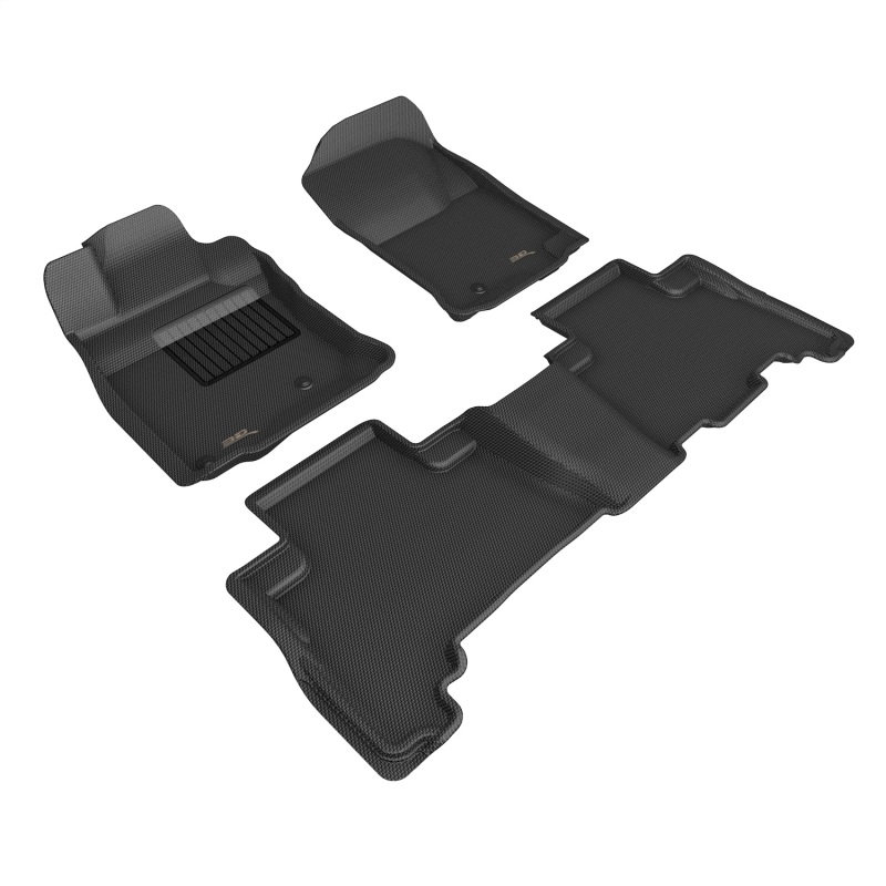 3D MAXpider 14-24 Toyota 4Runner 5-Seat Kagu Black R1 R2