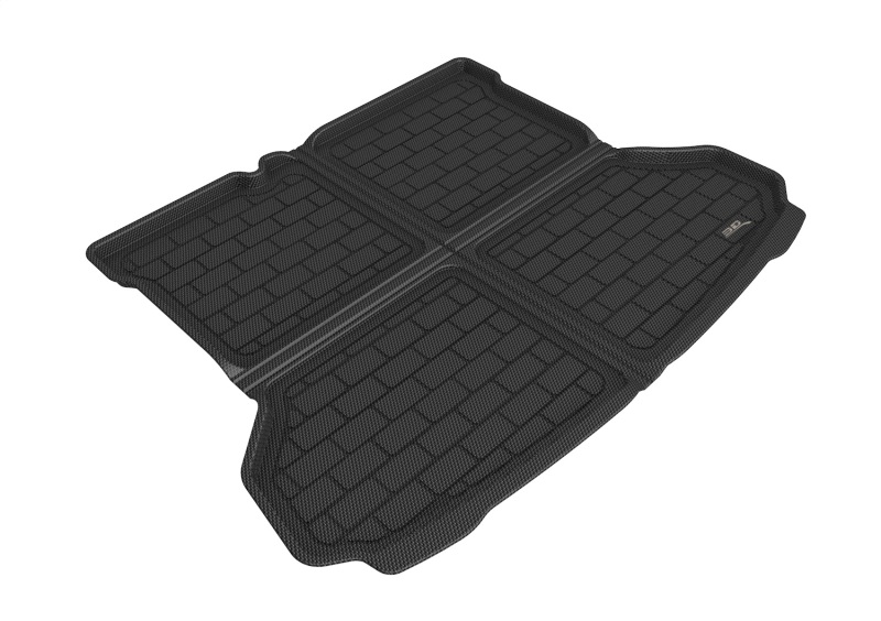 3D MAXpider 21-24 Volkswagen Id.4 Kagu Black Cross Fold Cargo Liner
