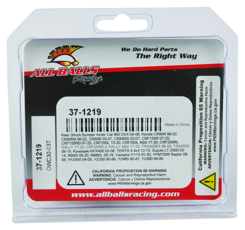 All Balls Racing 04-08 Arctic Cat 400 DVX Rear Shock Bumper