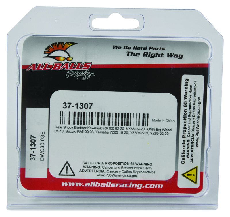 All Balls Racing 02-23 Kawasaki KX85 Rear Shock Bladder