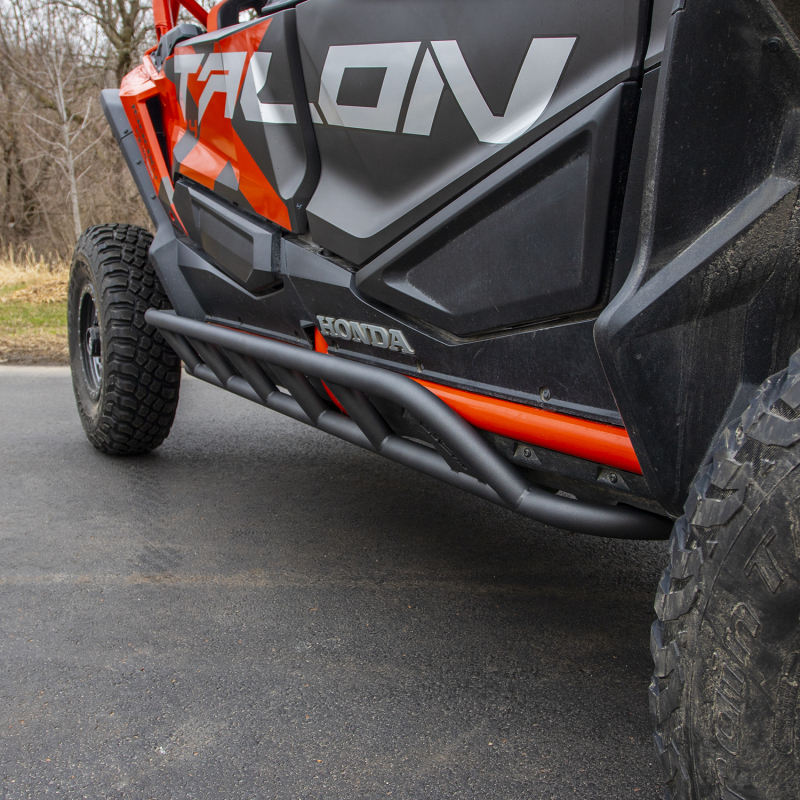 Wehrli 19+ Honda Talon 1000X 4 Seat Rock Sliders - Talon Red