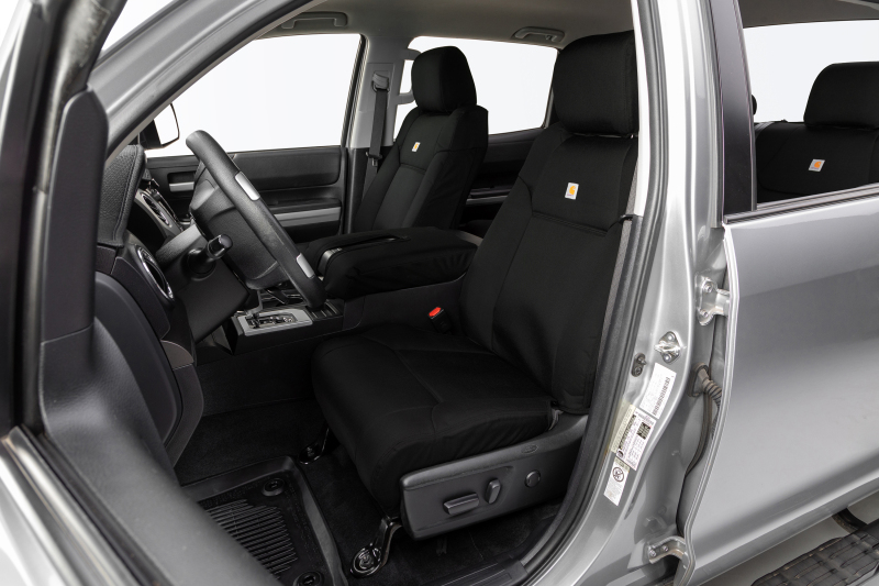 Covercraft 01-07 Ford F250 Carhartt Super Dux PrecisionFit Custom Front Row Seat Covers - Black