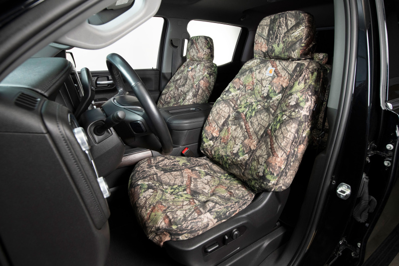 Covercraft 14-21 Jeep Grand Carhartt Camo SeatSaver Custom Front Row Seat Covers - Mossy Oak