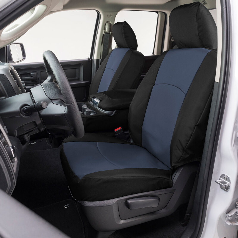 Covercraft 20-23 Toyota Tacoma Endura PrecisionFit Custom Front Row Seat Covers - Blue/Black
