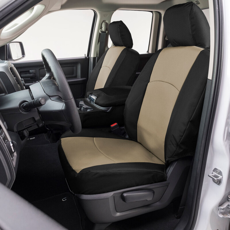Covercraft 20-24 Toyota Highlander Endura PrecisionFit Custom Third Row Seat Covers - Tan/Black