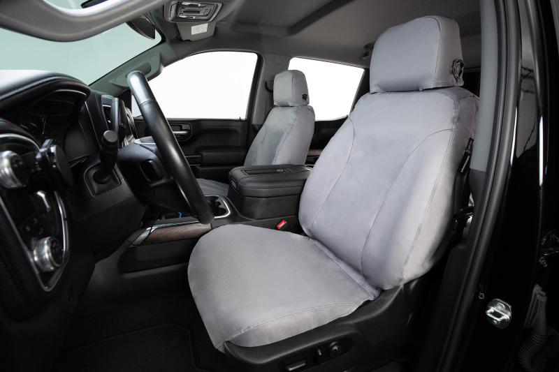 Covercraft 08-09 Chevrolet Express Polycotton SeatSaver Custom Front Row Seat Covers - Grey